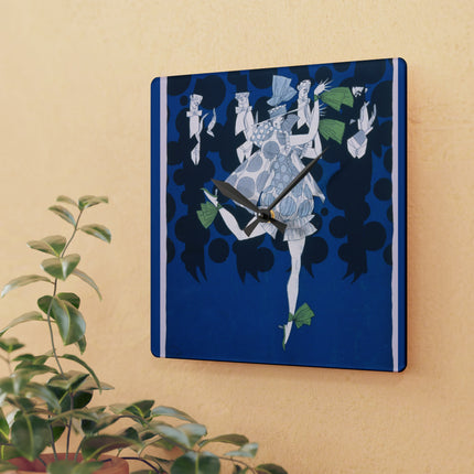 Where Is My Boy Tonight? by Ralph Barton Acrylic Wall Clock
