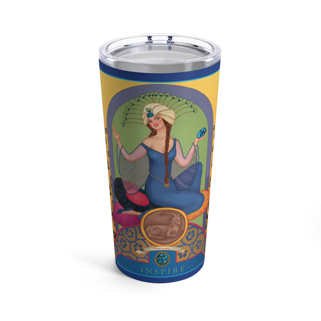 December & Tanzanite (from the Gem Series) by Sofia Chiostri Tumbler 20oz