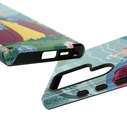 🌹🌿 The Willow Garden Promenade Phone Case – Art Deco Floral Elegance