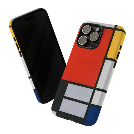 Composition with Red, Yellow, Blue, and Black by Piet Mondrian Phone Cases