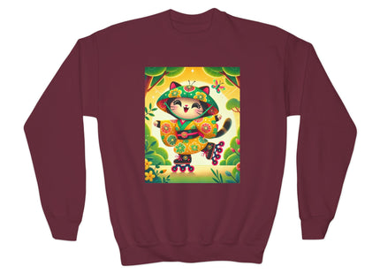 Firefly Dance on Wheels Youth Crewneck Sweatshirt