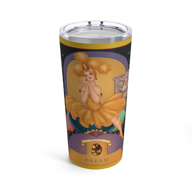 November & Topaz (from the Gem Series) by Sofia Chiostri Tumbler 20oz