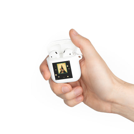 Playful Paws At The Window – Vintage Art AirPods Case