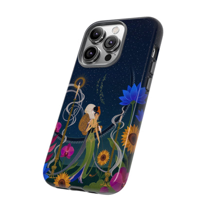 🌙🕯️ The Lady Of The Midnight Garden Phone Case – Art Deco Nocturne