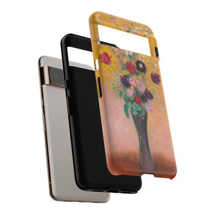 Vase of Flowers by Odilon Redon Phone Cases