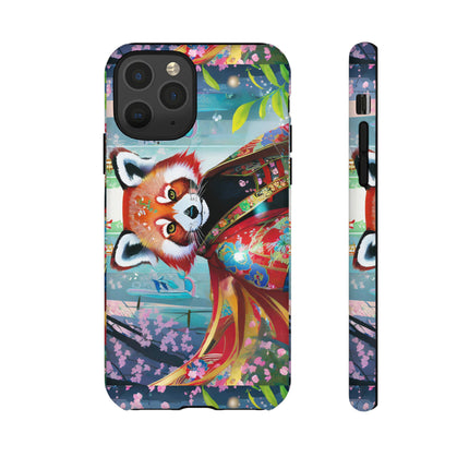 Cybernetic Red Panda Phone Cases