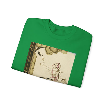 Sur talons rouges (On Red Heels) pl 02 by Gerda Wegener Heavy Blend™ Crewneck Sweatshirt