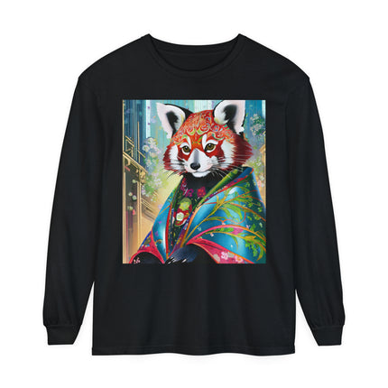 Cybernetic Red Panda Long Sleeve T-Shirt