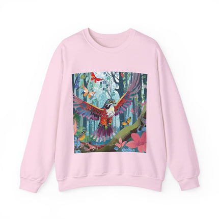 Colorful Raptor Unisex Heavy Blend™ Crewneck Sweatshirt