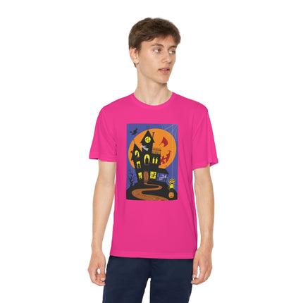 Halloween Night at the Haunted House Youth Competitor Tee