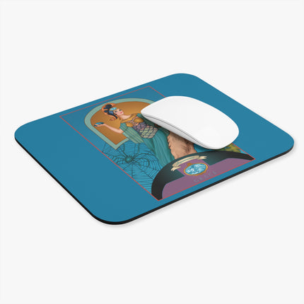 March & Aquamarine (Gem Series) by Sofia Chiostri Mouse Pad, Rectangle
