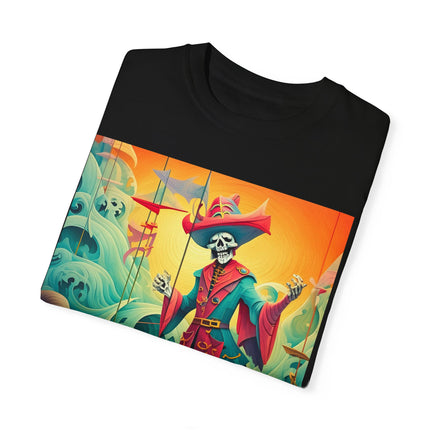 Skeleton Crew of the Misty Seas Unisex Garment-Dyed T-shirt