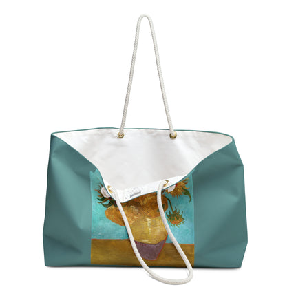 Vase with Twelve Sunflowers by Vincent Van Gogh Weekender Bag