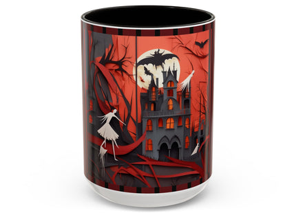 Halloween Night Scene Colorful Mugs (11oz, 15oz)