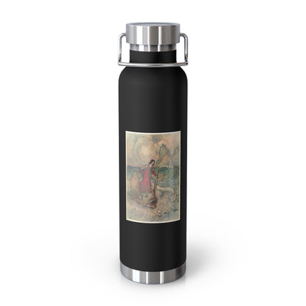 Rita Rides on the Dolphin by Warwick Goble Copper Vacuum Insulated Bottle, 22oz