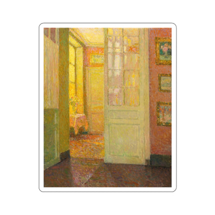 Interior, Window Light by Henri Le Sidaner Kiss-Cut Stickers (4 Sizes)