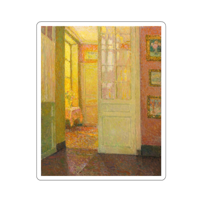 Interior, Window Light by Henri Le Sidaner Kiss-Cut Stickers (4 Sizes)