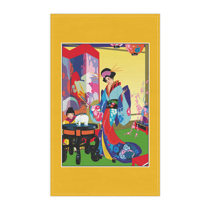 A Timeless Journey by Umberto Brunelleschi Kitchen Towel