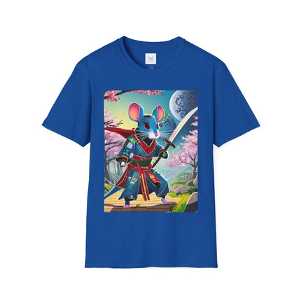 Cyber Samurai Rat Softstyle T-Shirt