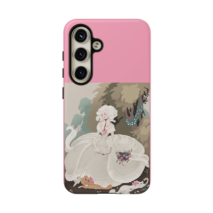 Rococo Garden Reader Phone Case – Whimsical Elegance & Timeless Charm