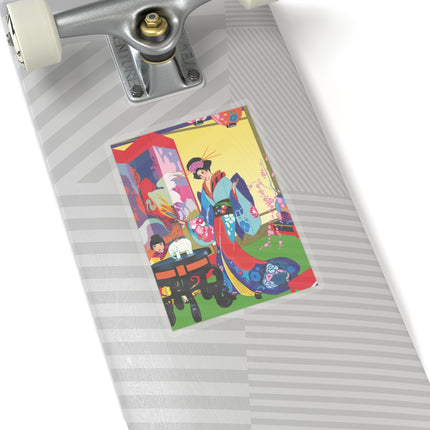 A Timeless Journey by Umberto Brunelleschi Kiss-Cut Stickers (4 Sizes)
