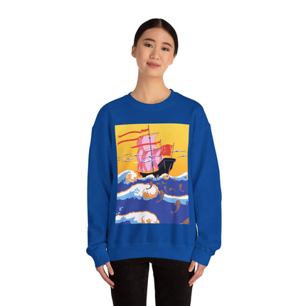 Golden Seas and Whimsical Dreams Heavy Blend™ Crewneck Sweatshirt