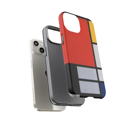 Composition with Red, Yellow, Blue, and Black by Piet Mondrian Phone Cases