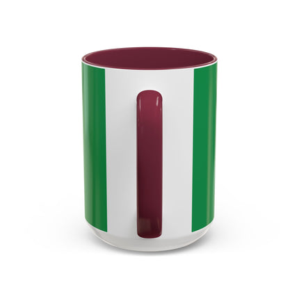 🍀🎄 The Emerald Holly Christmas Colorful Mug – Art Deco Holiday Elegance
