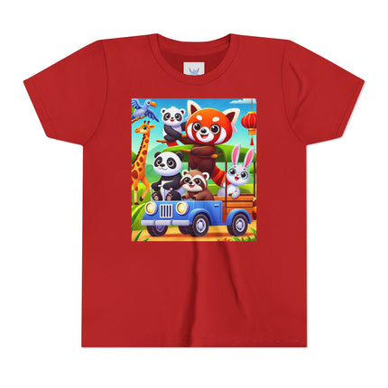 Safari Friends on the Move Youth Short Sleeve Tee