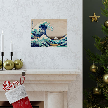 The Great Wave off Kanagawa by Katsushika Hokusai Matte Horizontal Posters