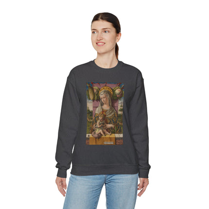 Madonna and Child by Carlo Crivelli Heavy Blend™ Crewneck Sweatshirt