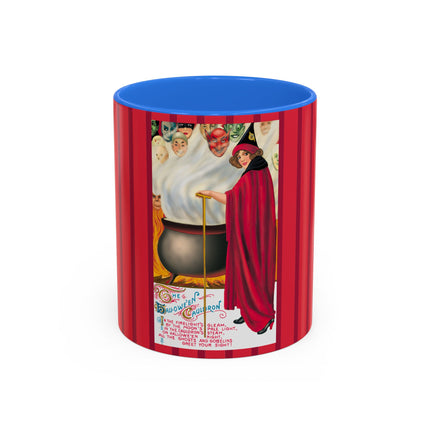 The Hallowe'en Cauldron In the Firelight's Gleam Colorful Mugs (11oz, 15oz)