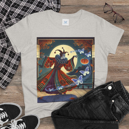 Court Magician with Ghost Butterflies Cotton Tee
