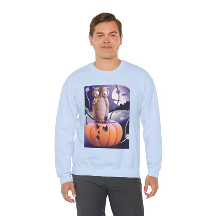 The Startled Pumpkin Unisex Heavy Blend™ Crewneck Sweatshirt