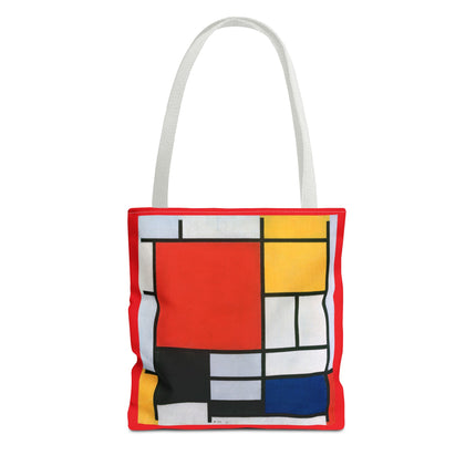 Composition with Red, Yellow, Blue, and Black by Piet Mondrian Tote Bag (AOP)