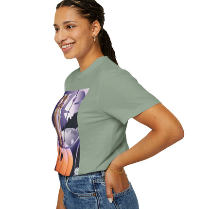 The Startled Pumpkin Unisex Garment-Dyed T-shirt
