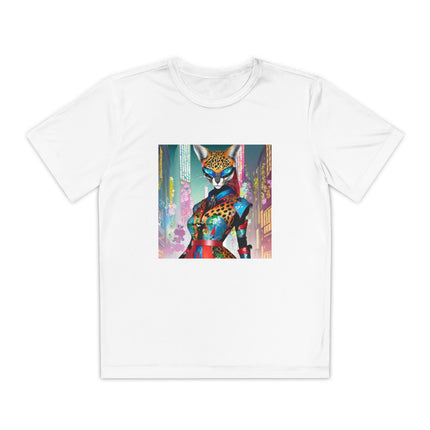 Cyber Cat Glamour Youth Competitor Tee