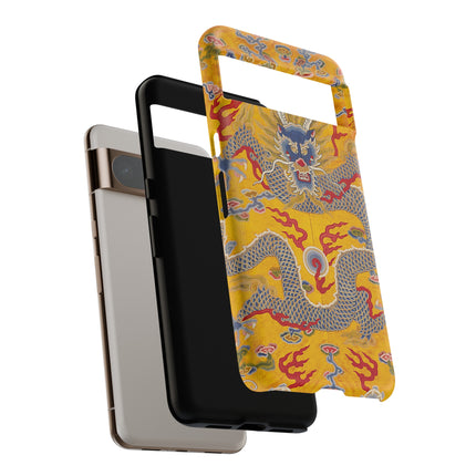 Majestic Dragon Regalia – Imperial 12-Symbol Robe Phone Cases