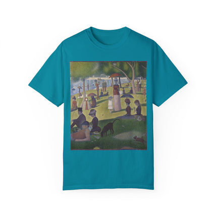A Sunday on La Grande Jatte by Georges Seurat Unisex Garment-Dyed T-shirt