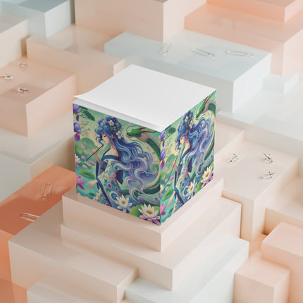 Fairy of the Koi Pond Note Cube