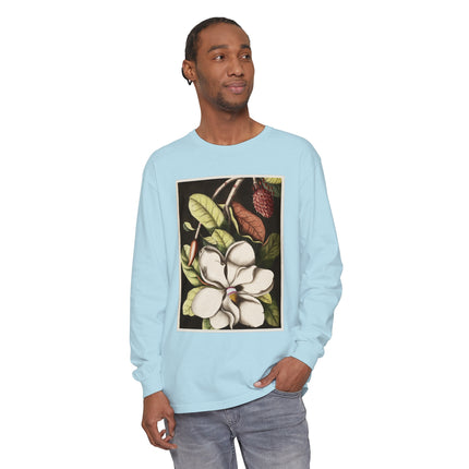 Natural History Plate 61 by Mark Catesby Garment-dyed Long Sleeve T-Shirt