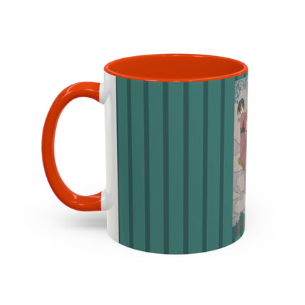 La balançoire by Georges Lepape Colorful Mugs (11oz, 15oz)