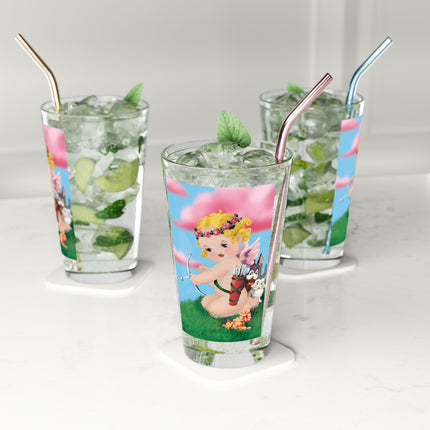 Cupid's Aim Glass, 16oz
