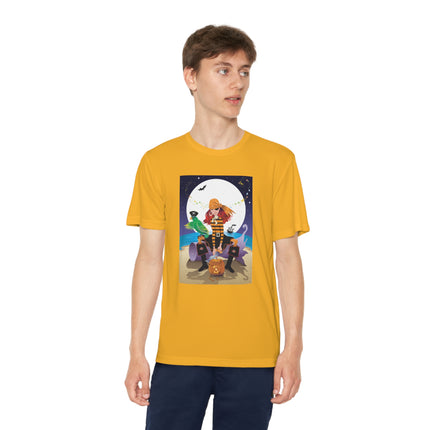 Moonlit Pirate Halloween Youth Competitor Tee