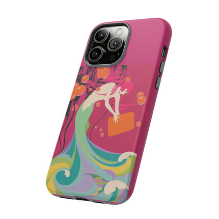 Mermaid Dive Phone Case – Vibrant Waves & Playful Elegance