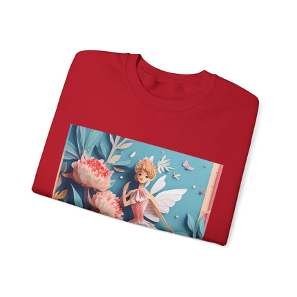 Peony Fairy Unisex Heavy Blend™ Crewneck Sweatshirt