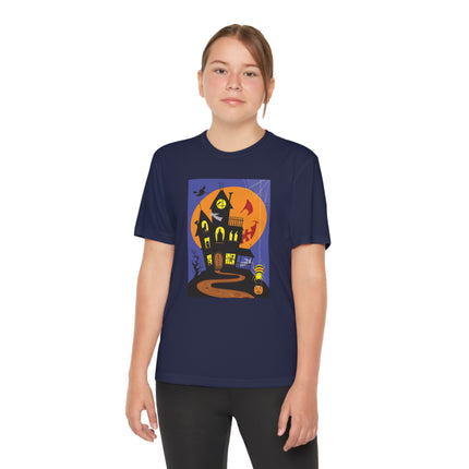Halloween Night at the Haunted House Youth Competitor Tee