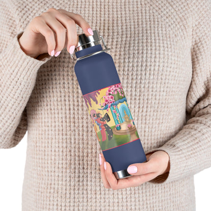 A Dance of Colors and Serenity by Carlo Chiostri Copper Vacuum Insulated Bottle, 22oz