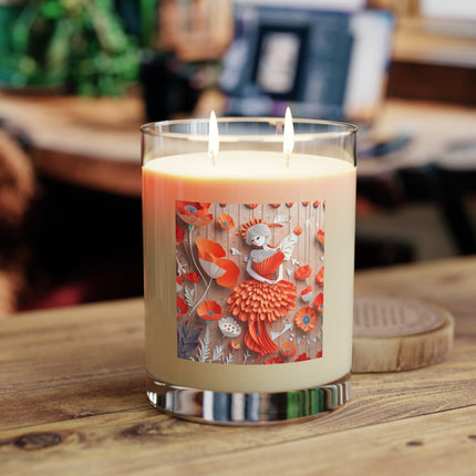 Poppy Fairy Scented Candle - Full Glass, 11oz - The White Tea & Fig, The Lavender & Sage, and The Ocean Mist & Moss