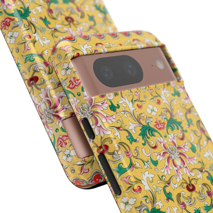 Yellow Botanical Pattern by Owen Jones Phone Cases